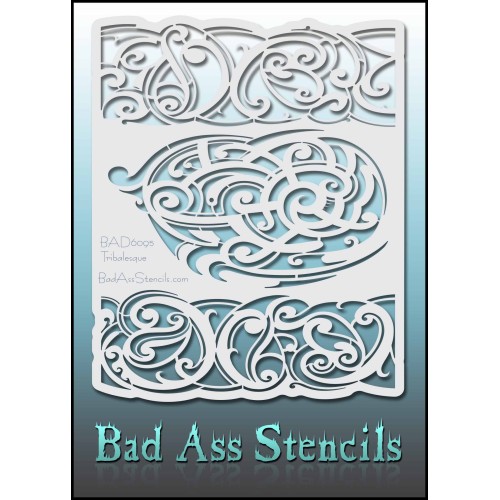 Full Size Bad Ass Stencil 6095 (Full Size Bad Ass Stencil 6095)